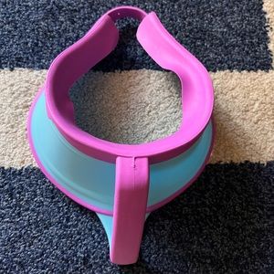 Lil Rinser By Splash Guard Shampoo Bathing Visors Baby Blue Purple New